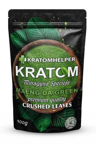 Crushed Green Maeng Da Kratom Leaf