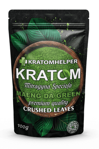 Crushed Green Maeng Da Kratom Leaf