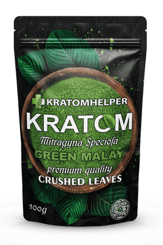 Green Malay Kratom Crushed Leaf