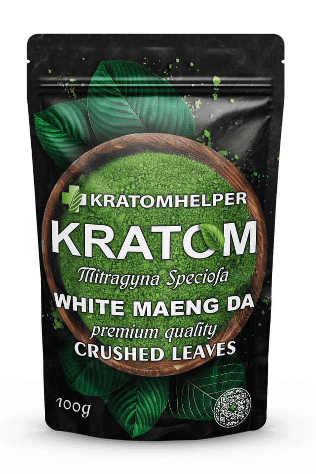 White Maeng Da Kratom Crushed Leaf